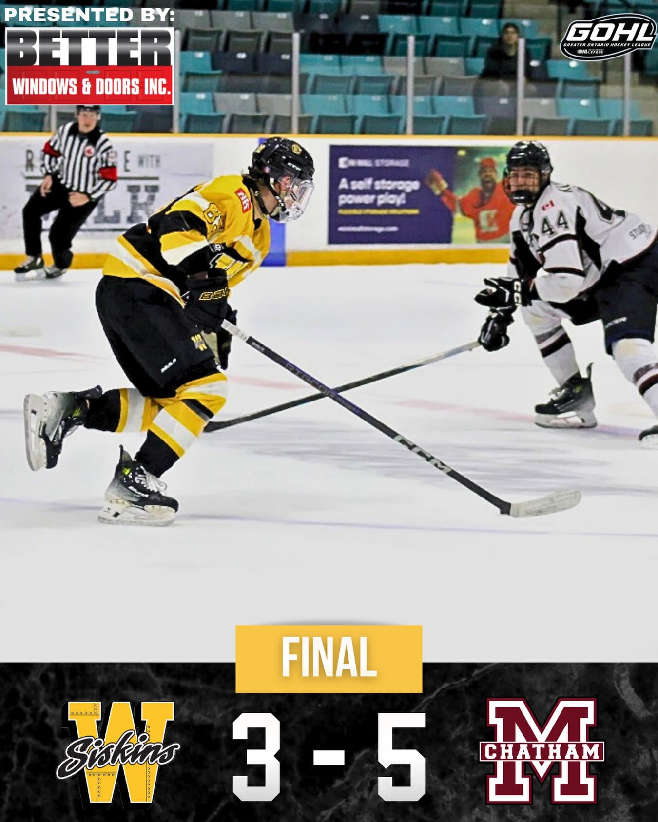 Final Score. 🏒

Brought to you by Better Windows and Doors Inc. @betterwindowsanddoors