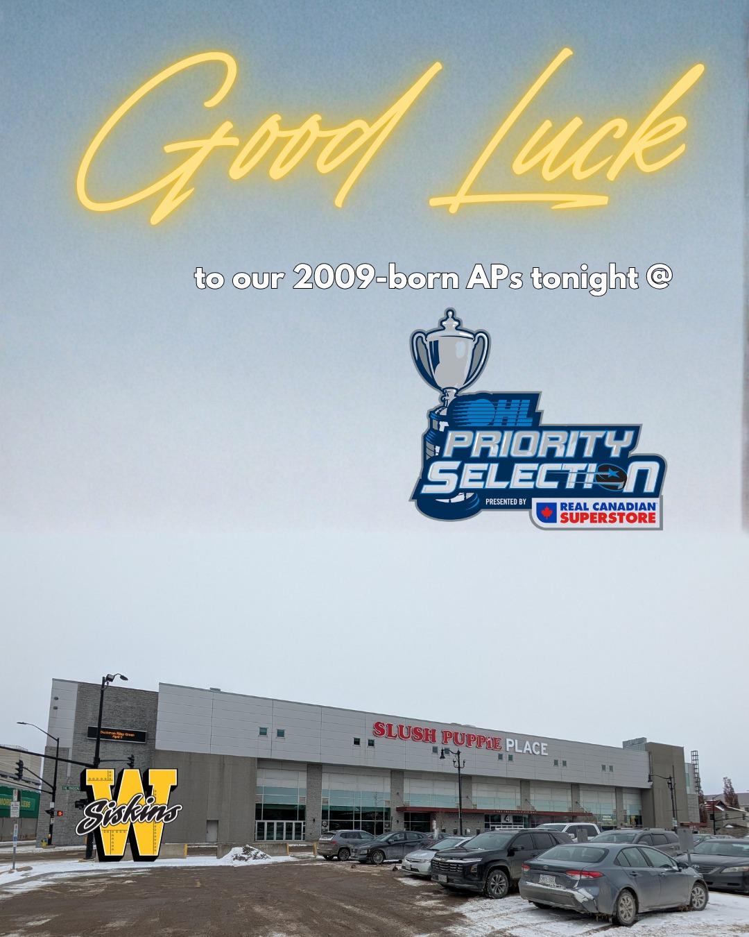 Wishing our 2009-born affiliate players from this past season all the best tonight. Hoping we hear your names called in the @ohlofficial U18 Draft!

@mike_13_____ 
@lucas_parobek 
@smithsawyer77 
@aidanryan09 
@tysonbrewster32 

#GOHL #SiskyBuzz #OHL #WaterlooHockey