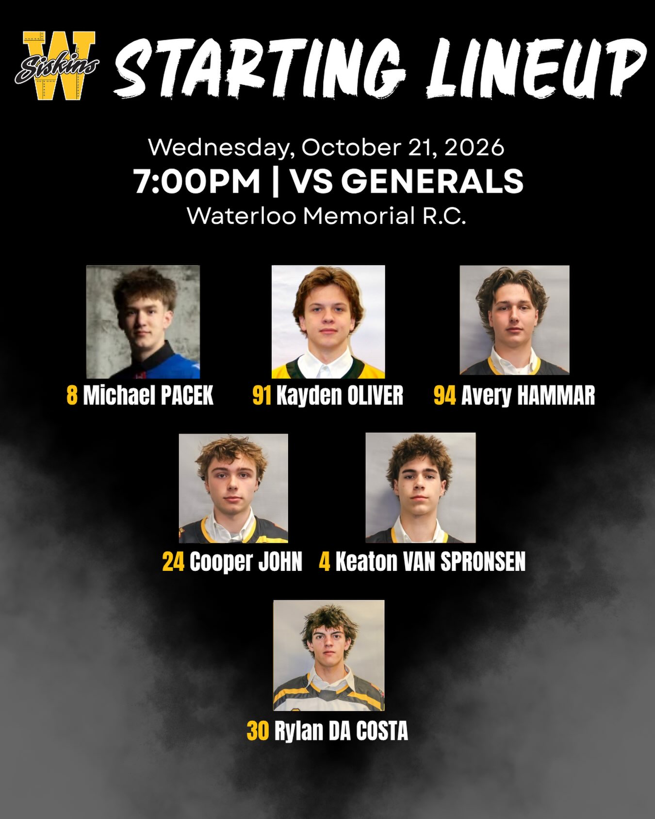 Starting lineup 🔥🏒